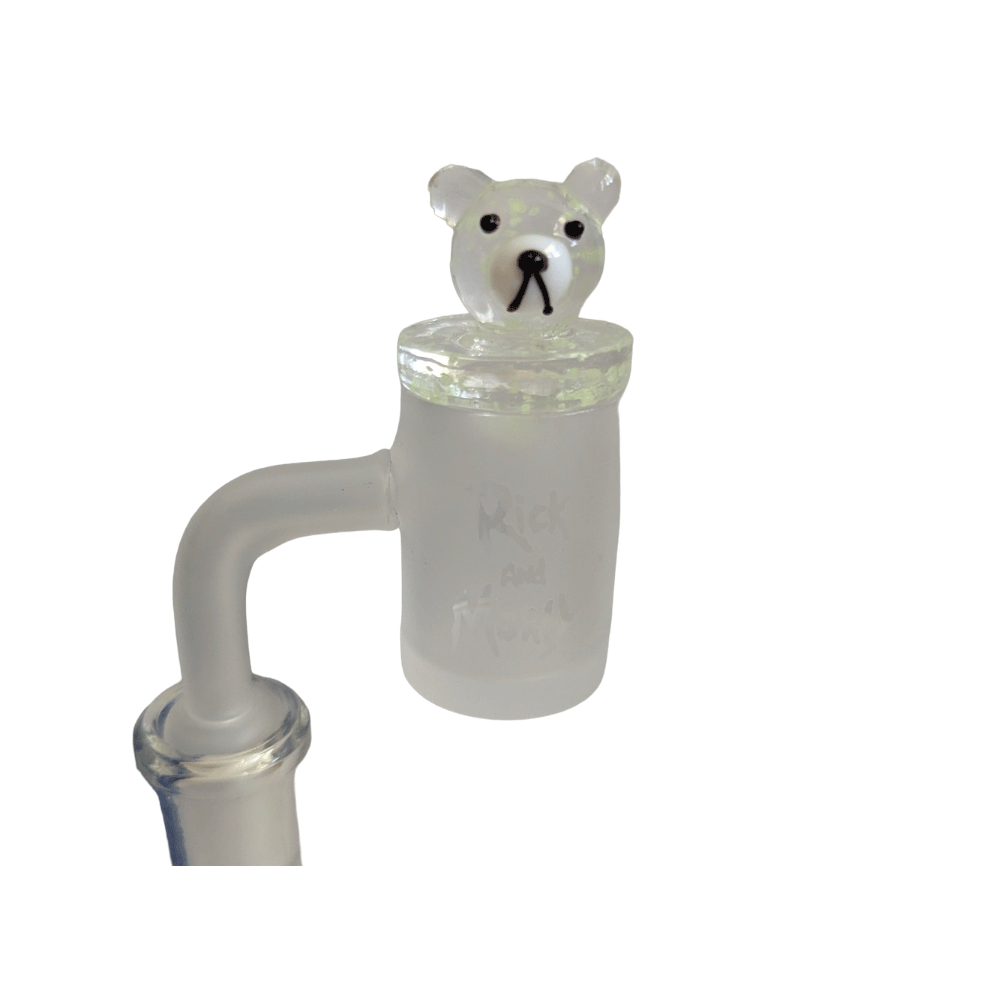 Quartz Banger Rick and Morty with Clear Bear