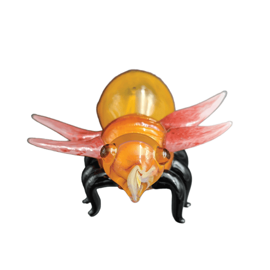 Pink Wings Yellow Bug Pipe