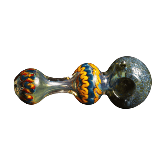 Yellow Blue Squiggly Pipe